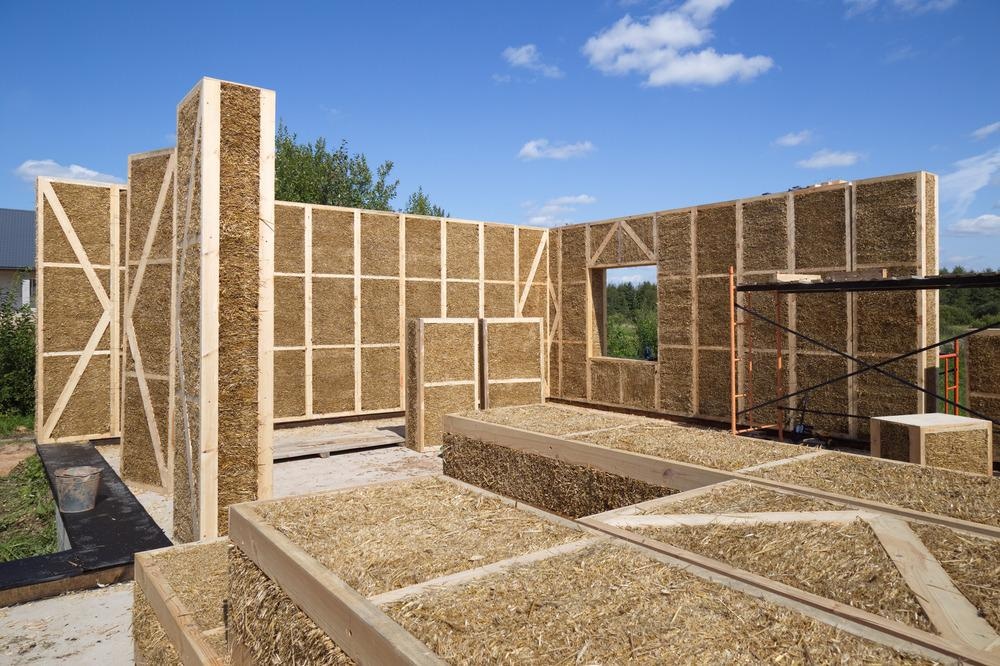 building, straw, construction, straw houses, construction emissions