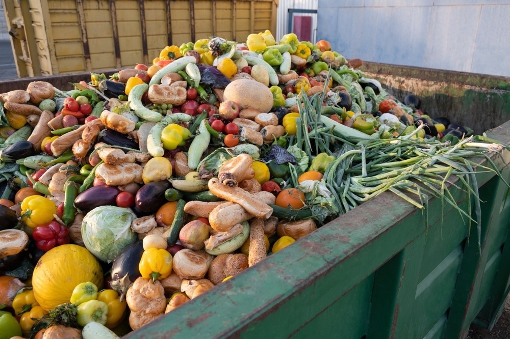 food waste building, building with food waste