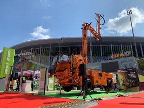 Zoomlion Unveils High-End Localized Mortar Production and Construction Products at CIIE